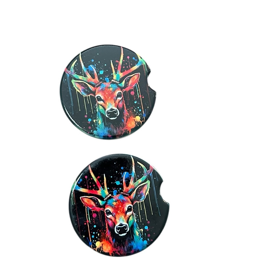 Car coaster set of 2 (chose 1 set) - Picture 2 of 2